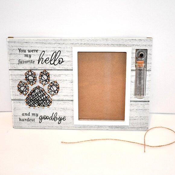 Gluimayo Dog Memorial Gifts – Rotating Wooden Picture Frame for 4x6 Photos, NWT - Picture 1 of 3
